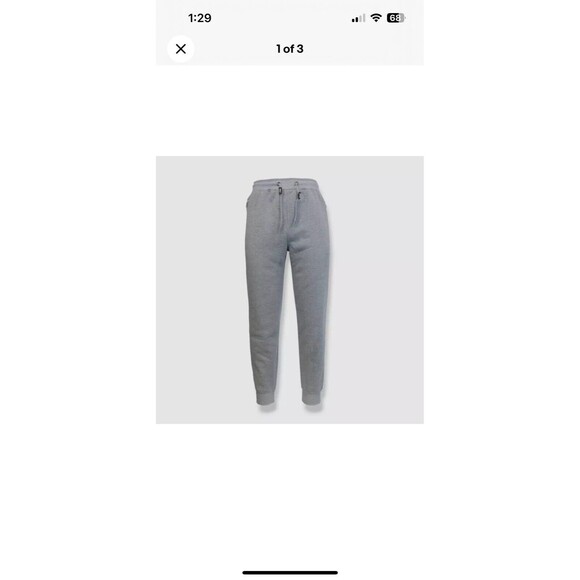 $50 Galaxy By Harvic Men's Gray Slim Fit Casual Joggers‎ Sweat Pants Size XL - Picture 1 of 3